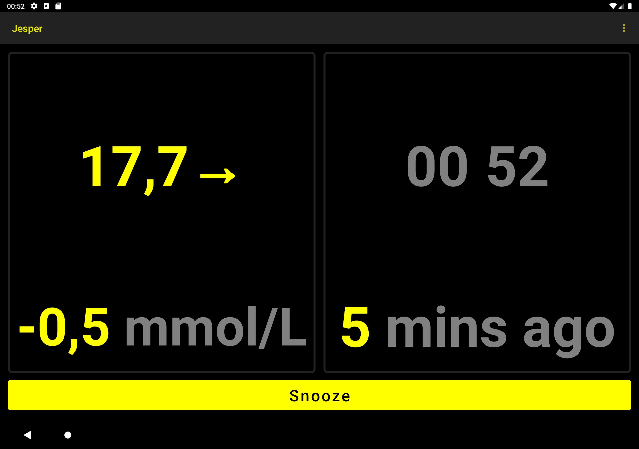 Nightwatch A Nightscout client 1.4.2 Screenshot 9