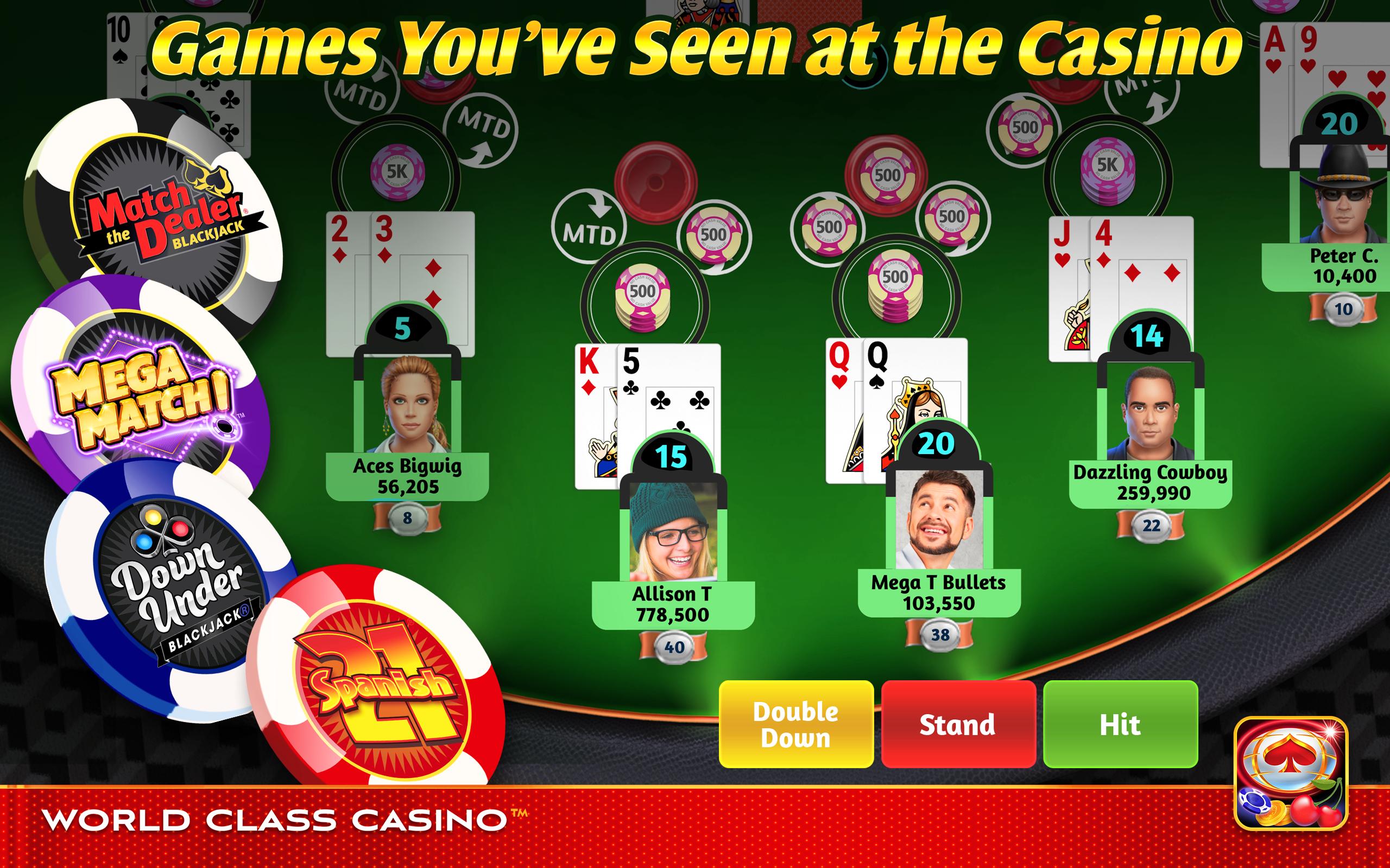World Class Casino Slots, Blackjack & Poker Room 8.91.7 Screenshot 4