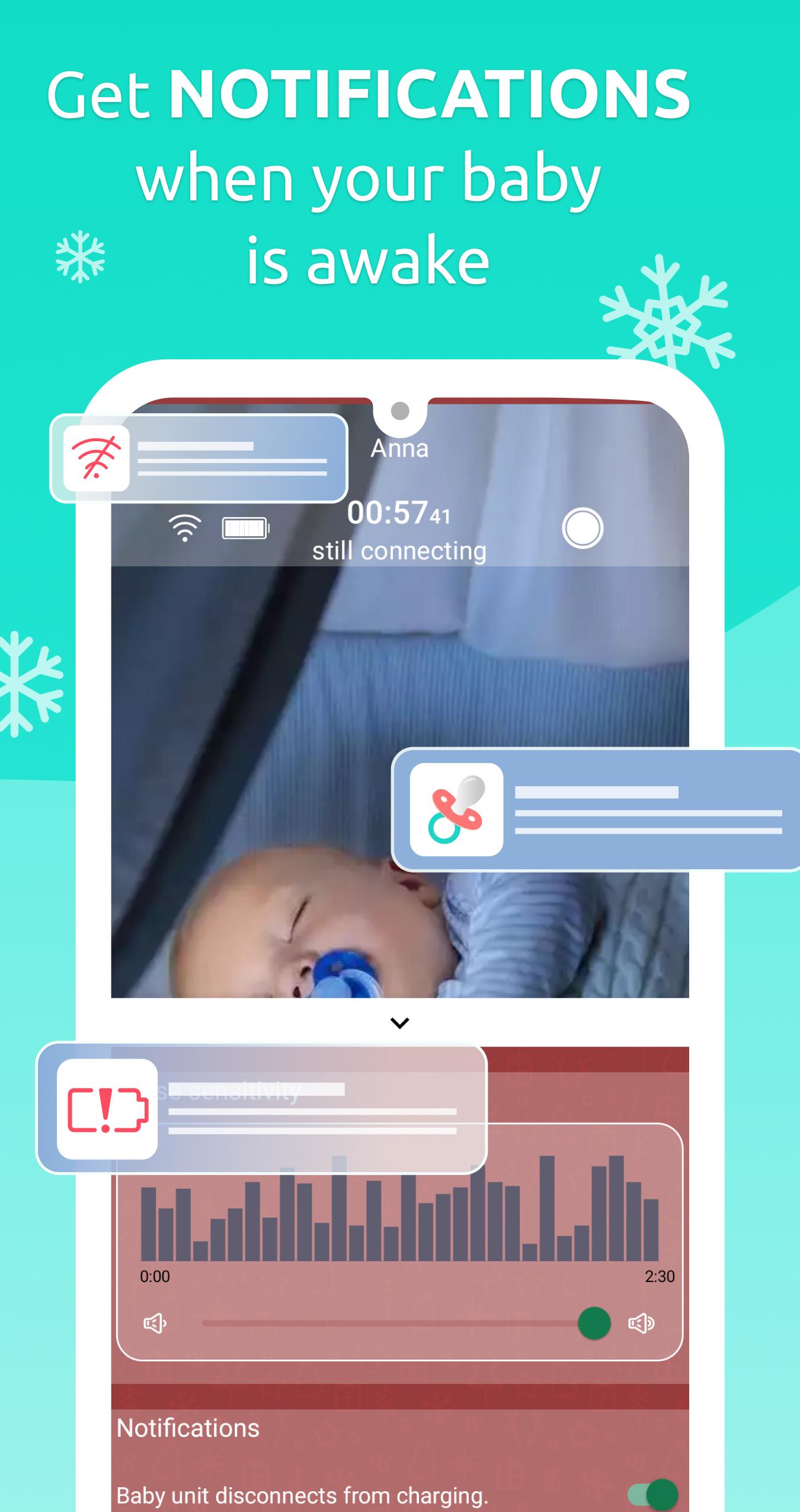 Annie Baby Monitor: Video Audio Nanny Cam 3G WiFi 3.22.0+master.133ace106 Screenshot 3