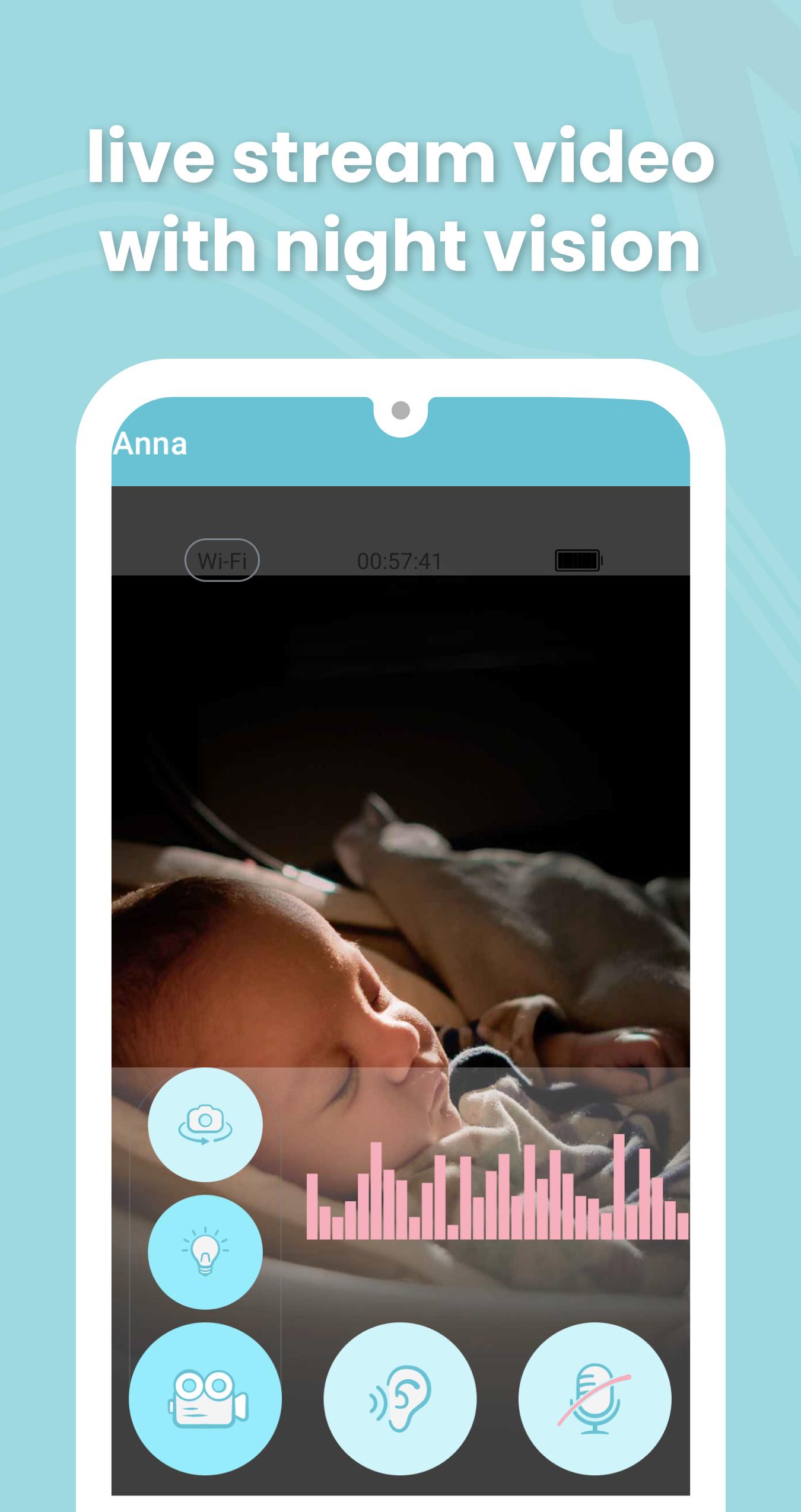 Nancy Baby Cam (Video & Audio Baby Monitor) 3.8.1+master.a6ba4bd0c Screenshot 3
