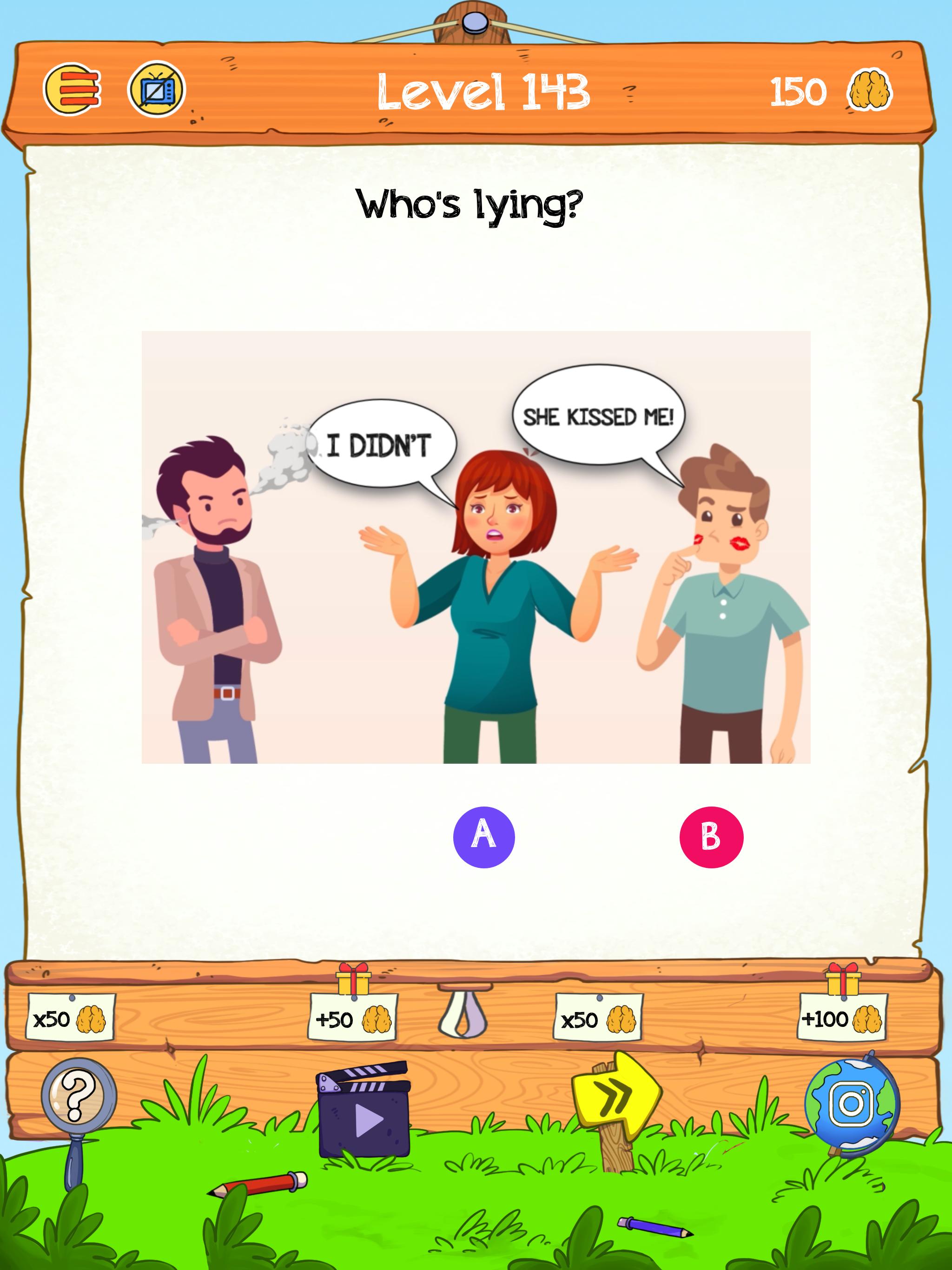 Braindom 2: Who is Lying? Fun Brain Teaser Riddles 1.2.8 Screenshot 11