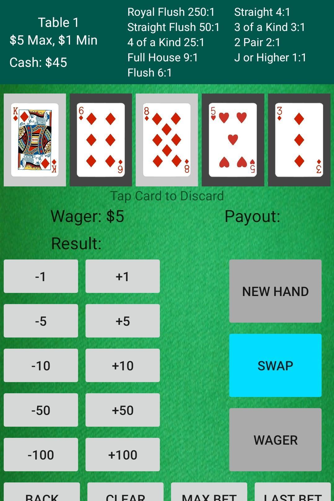 Draw Five! - Five Card Draw 7.0.3 Screenshot 6