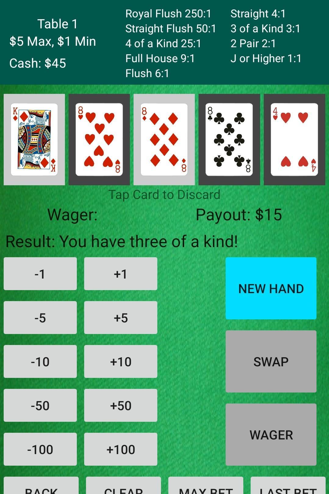 Draw Five! - Five Card Draw 7.0.3 Screenshot 7