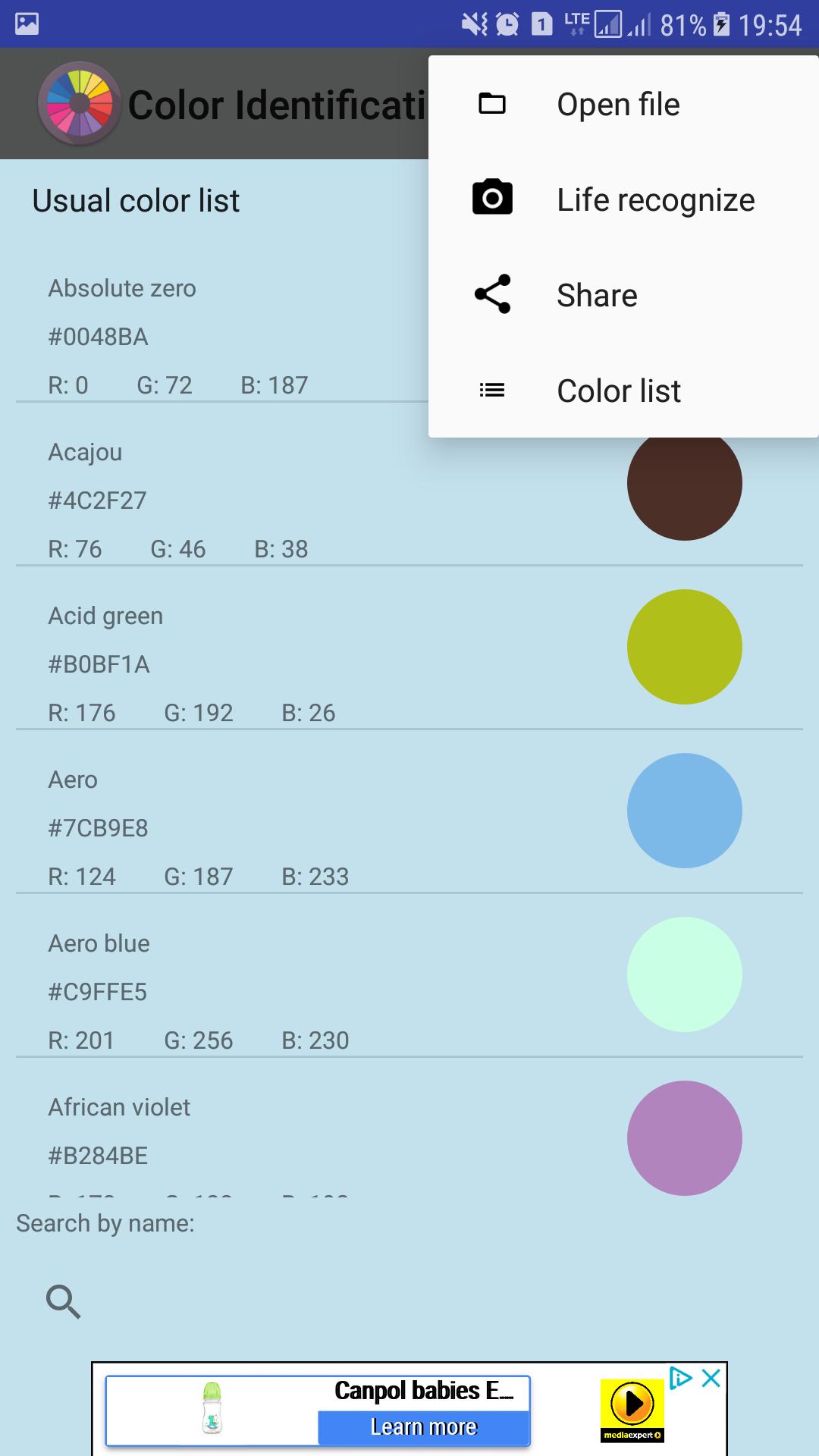 Color Identification 44.0 Screenshot 8
