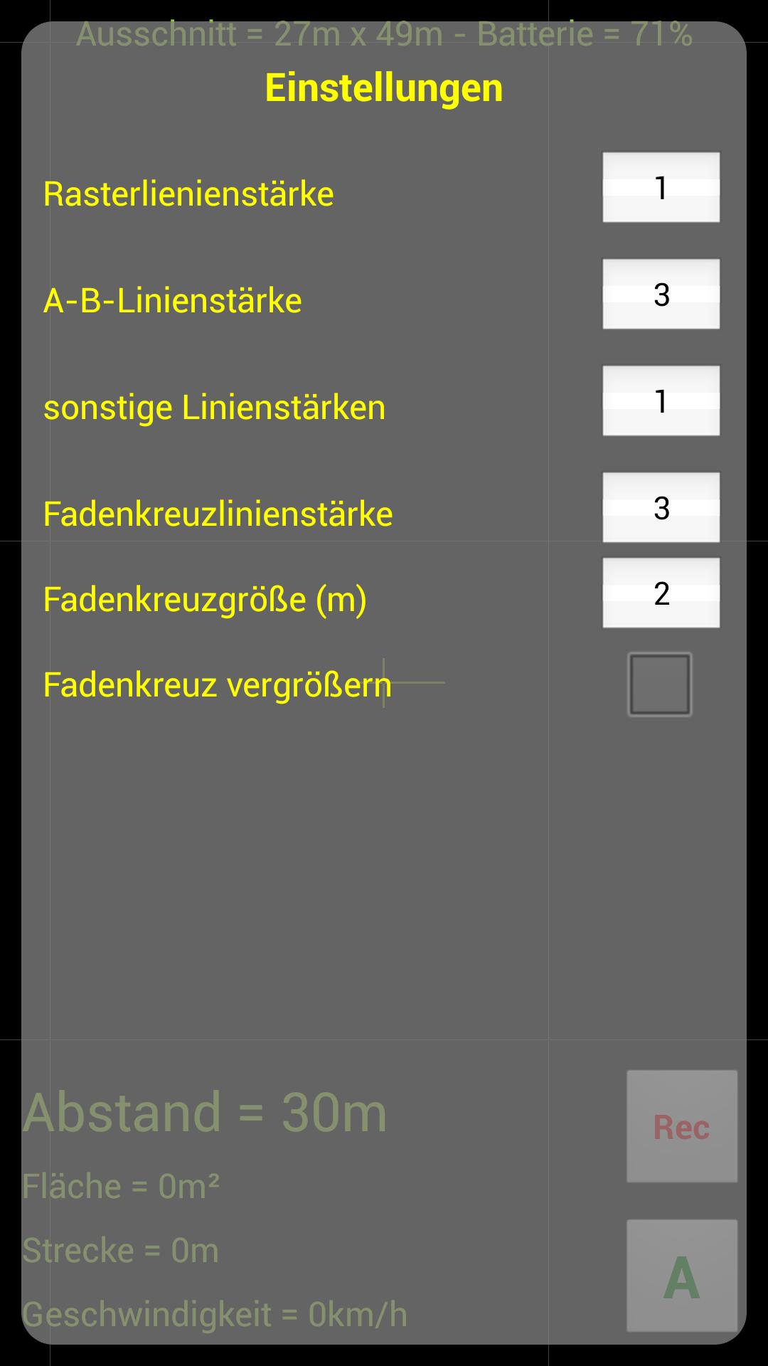 GPS Parallelfahrhilfe 2021.06.12 Screenshot 7