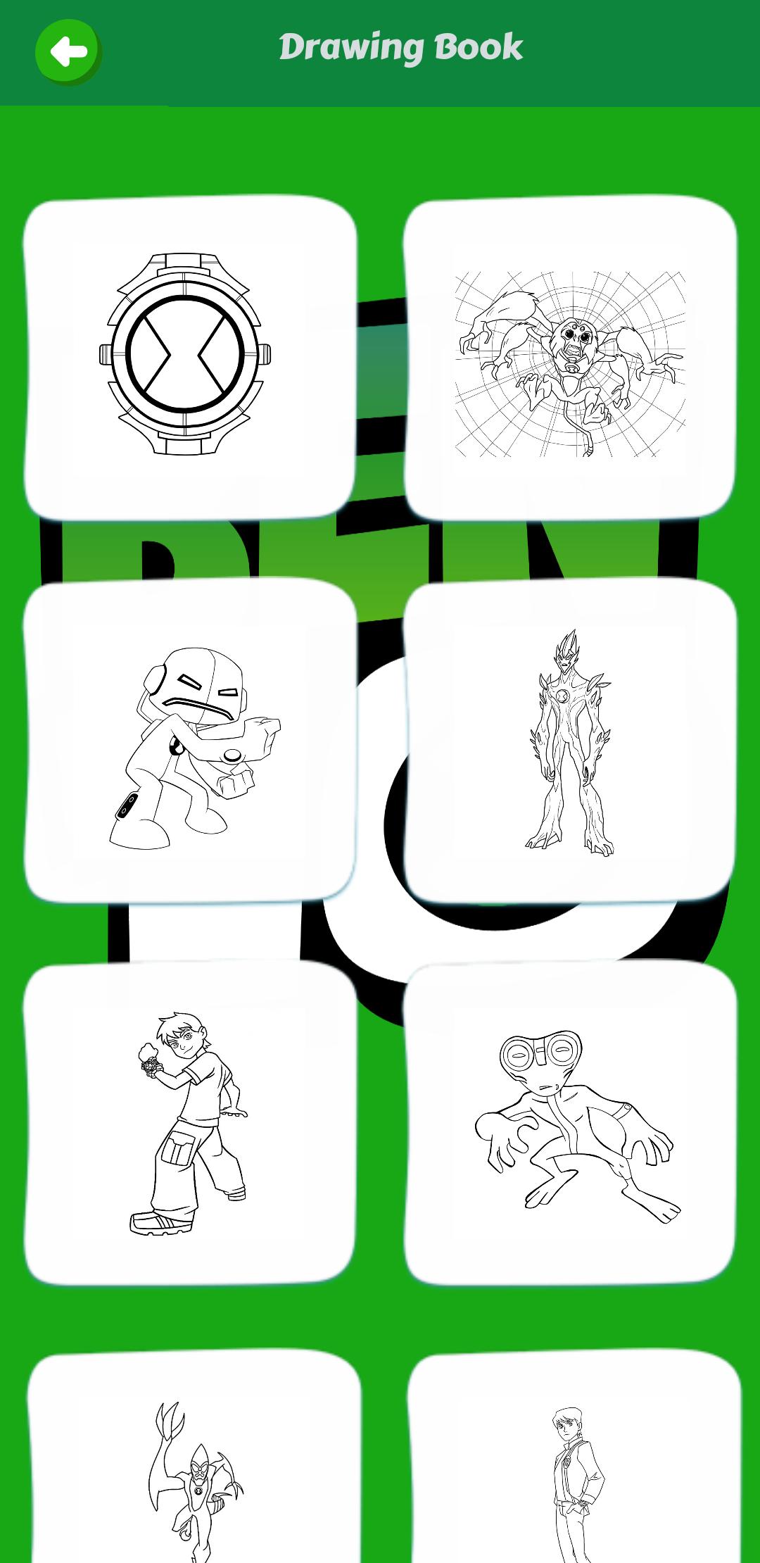 Coloring Ben Hero Cartoon 1.7.1 Screenshot 2