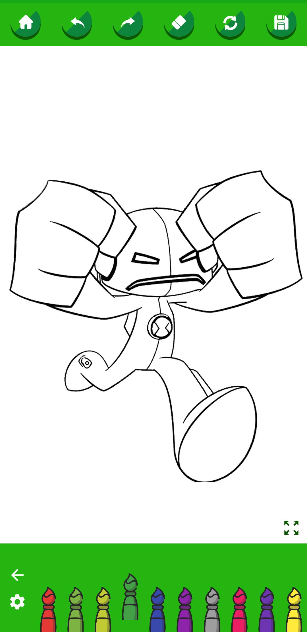 Coloring Ben Hero Cartoon 1.7.1 Screenshot 3
