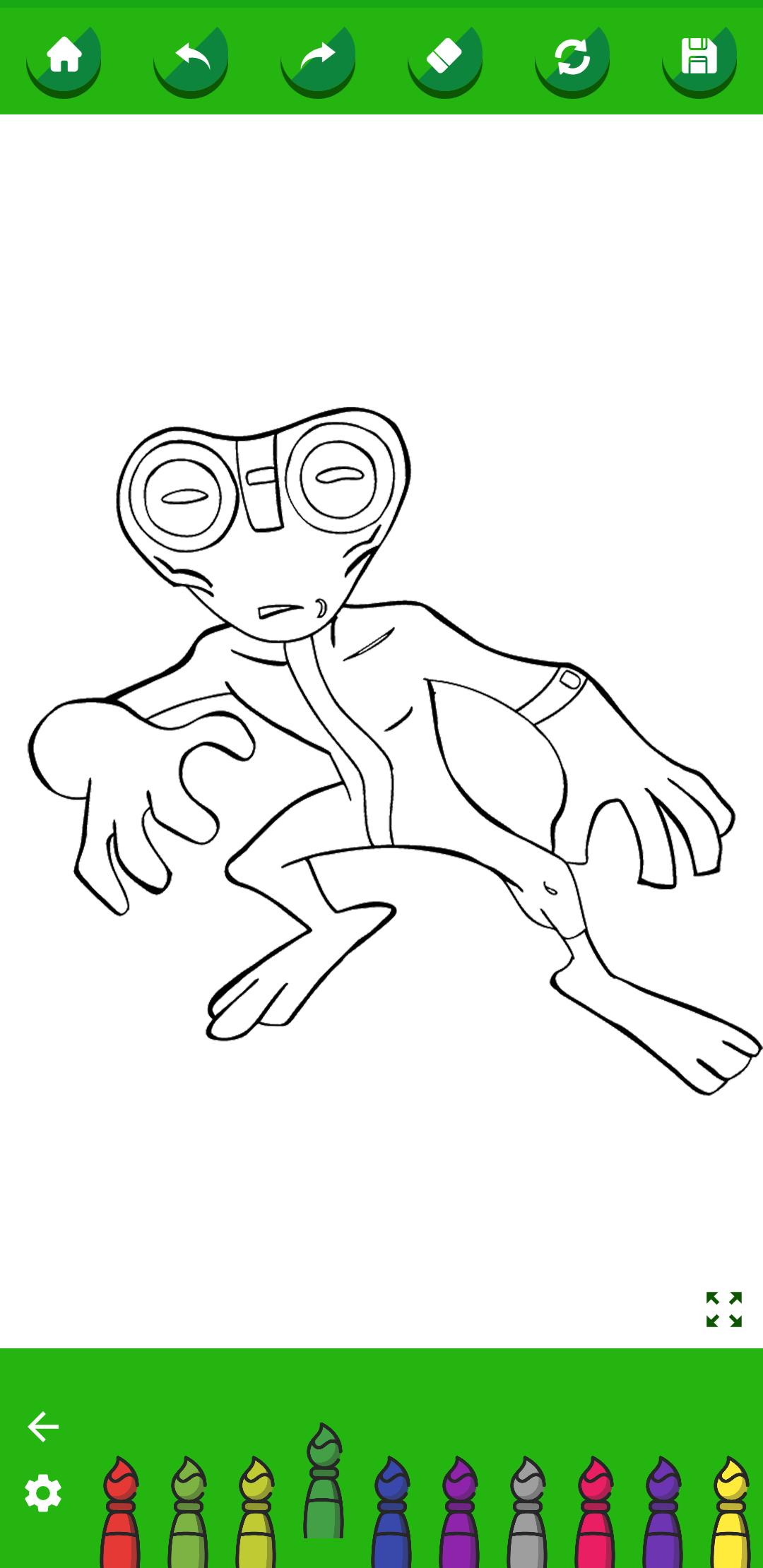 Coloring Ben Hero Cartoon 1.7.1 Screenshot 4