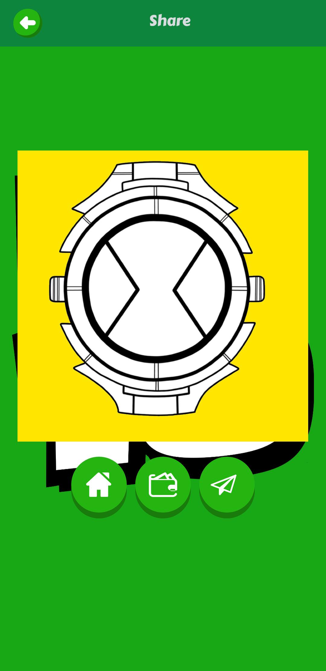 Coloring Ben Hero Cartoon 1.7.1 Screenshot 7