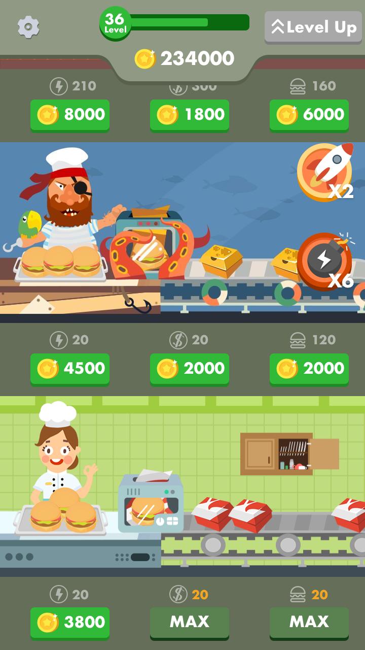 Idle Burger Tycoon- Get Rewards 1.0.6 Screenshot 2