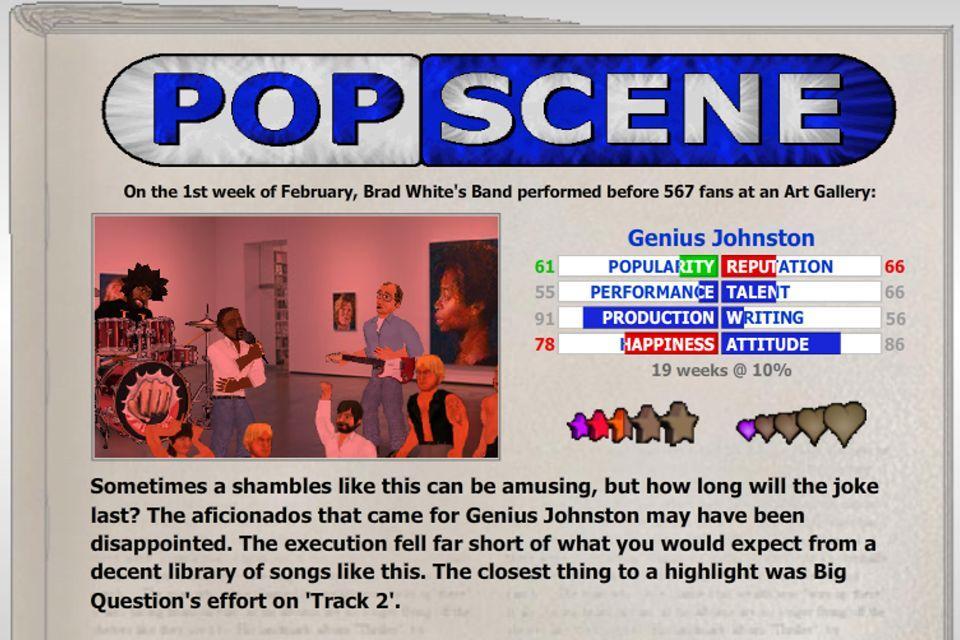 Popscene (Music Industry Sim) 1.22 Screenshot 4