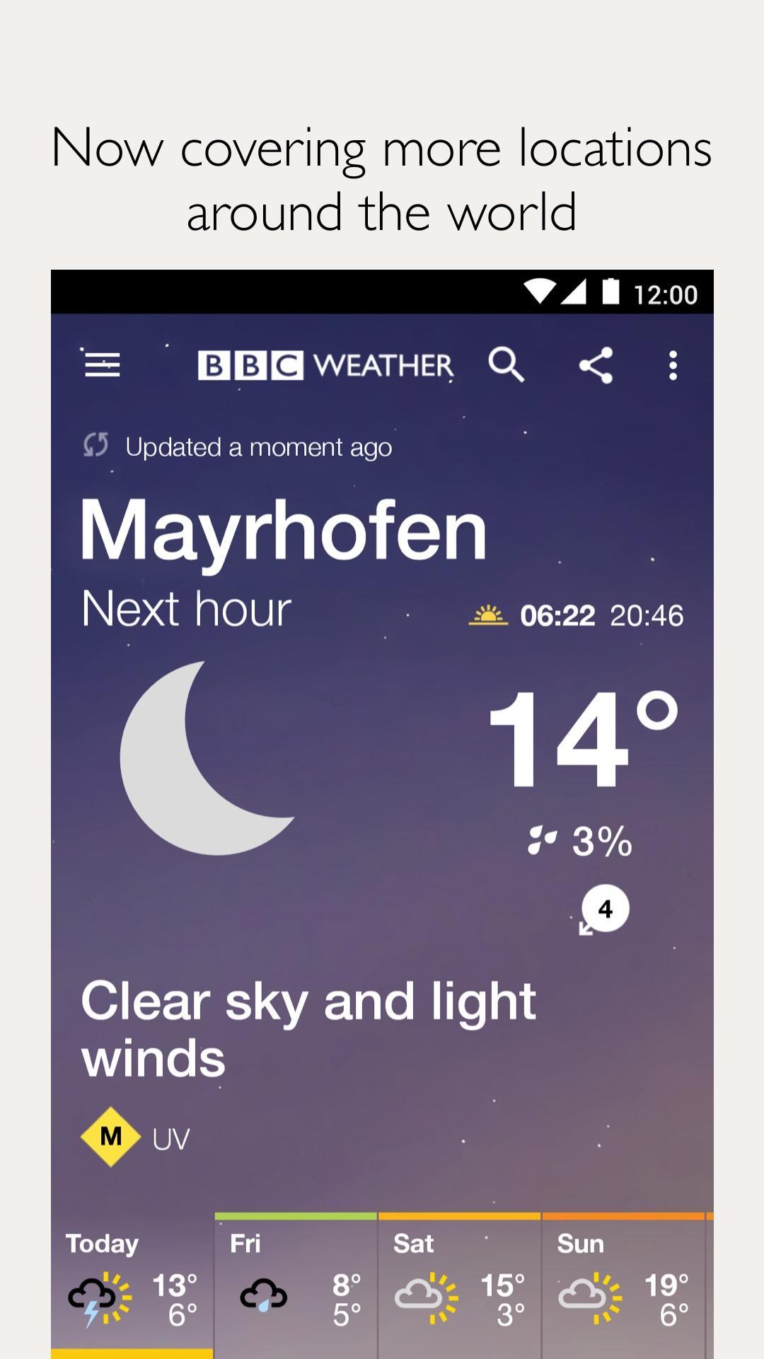 BBC Weather 4.0.7 Screenshot 2