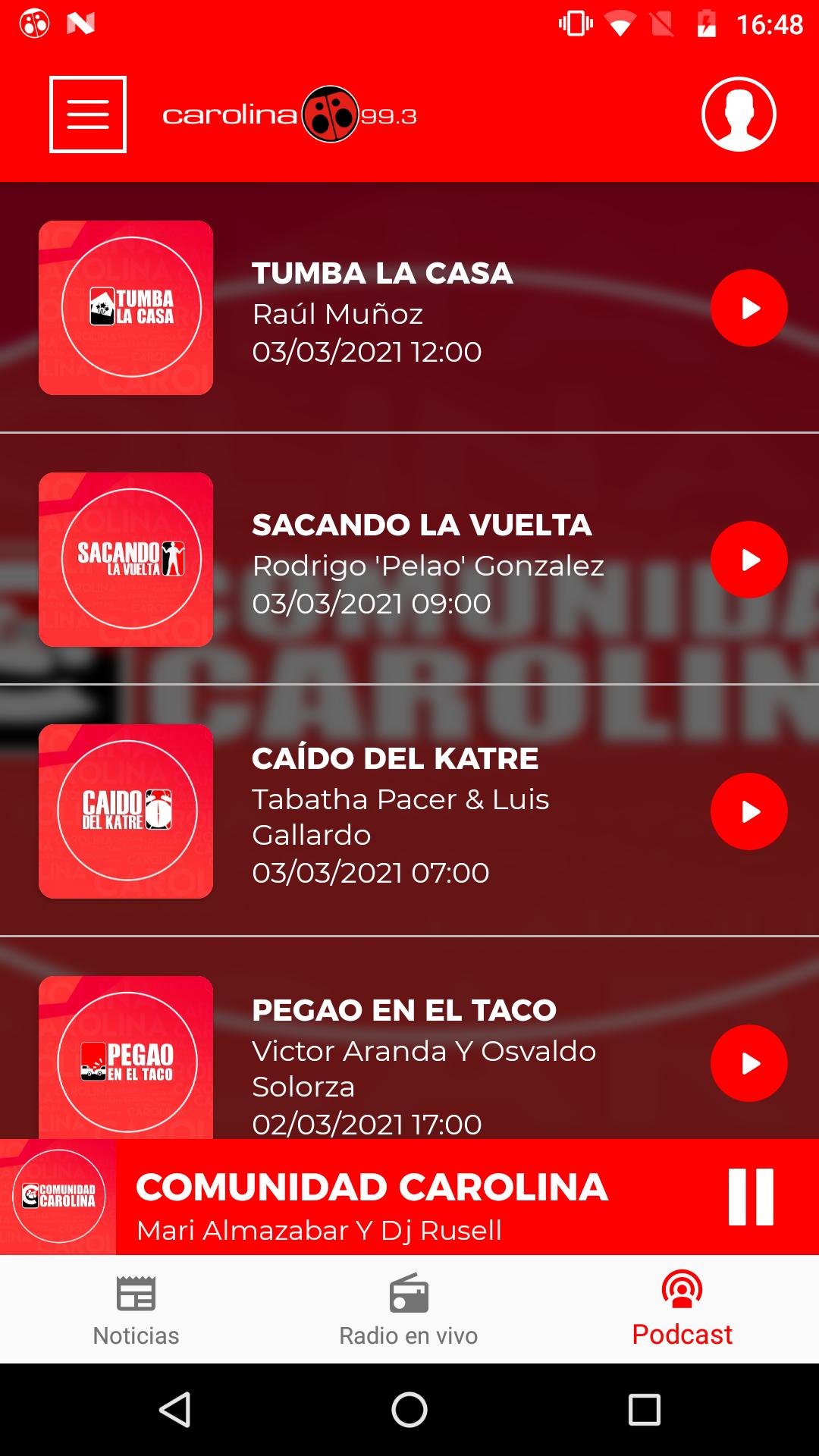 Radio Carolina 99.3 2.3.3 Screenshot 8
