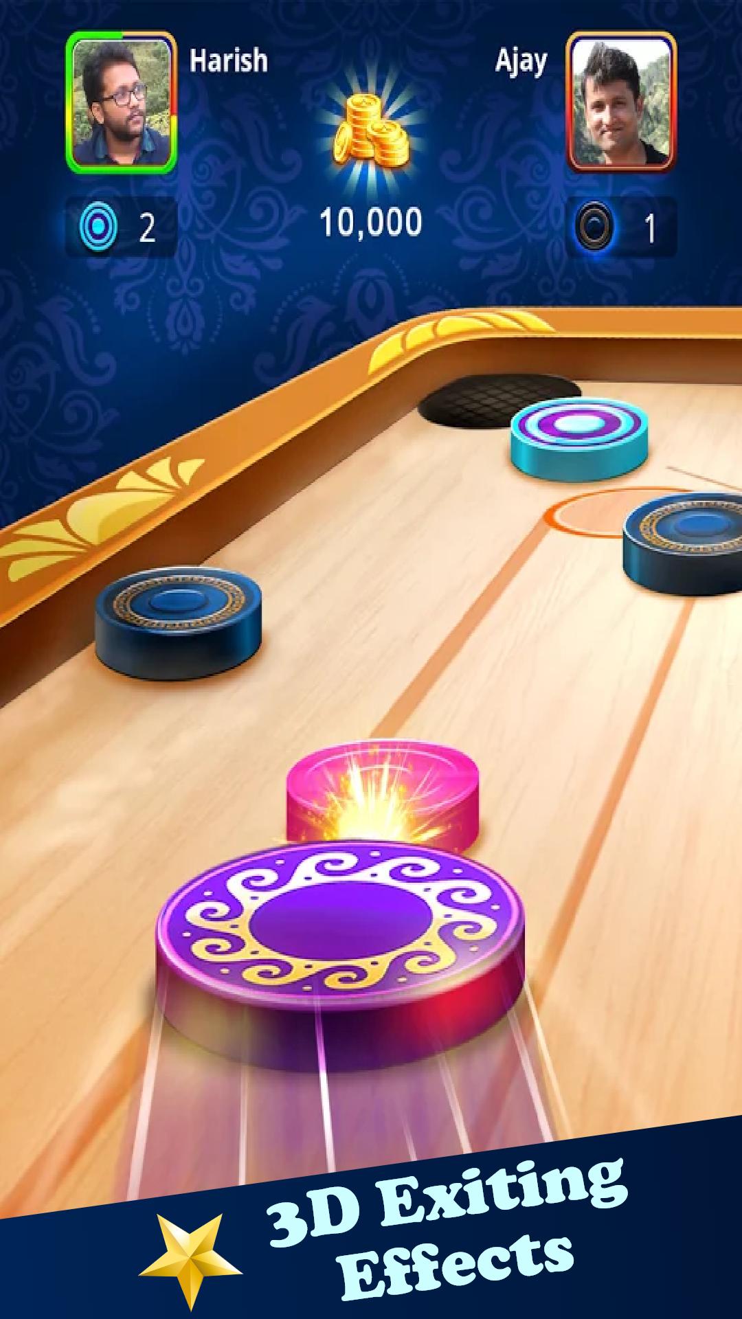 Carrom Boards:Multiplayer Disc Pool Game 1.0.4 Screenshot 1