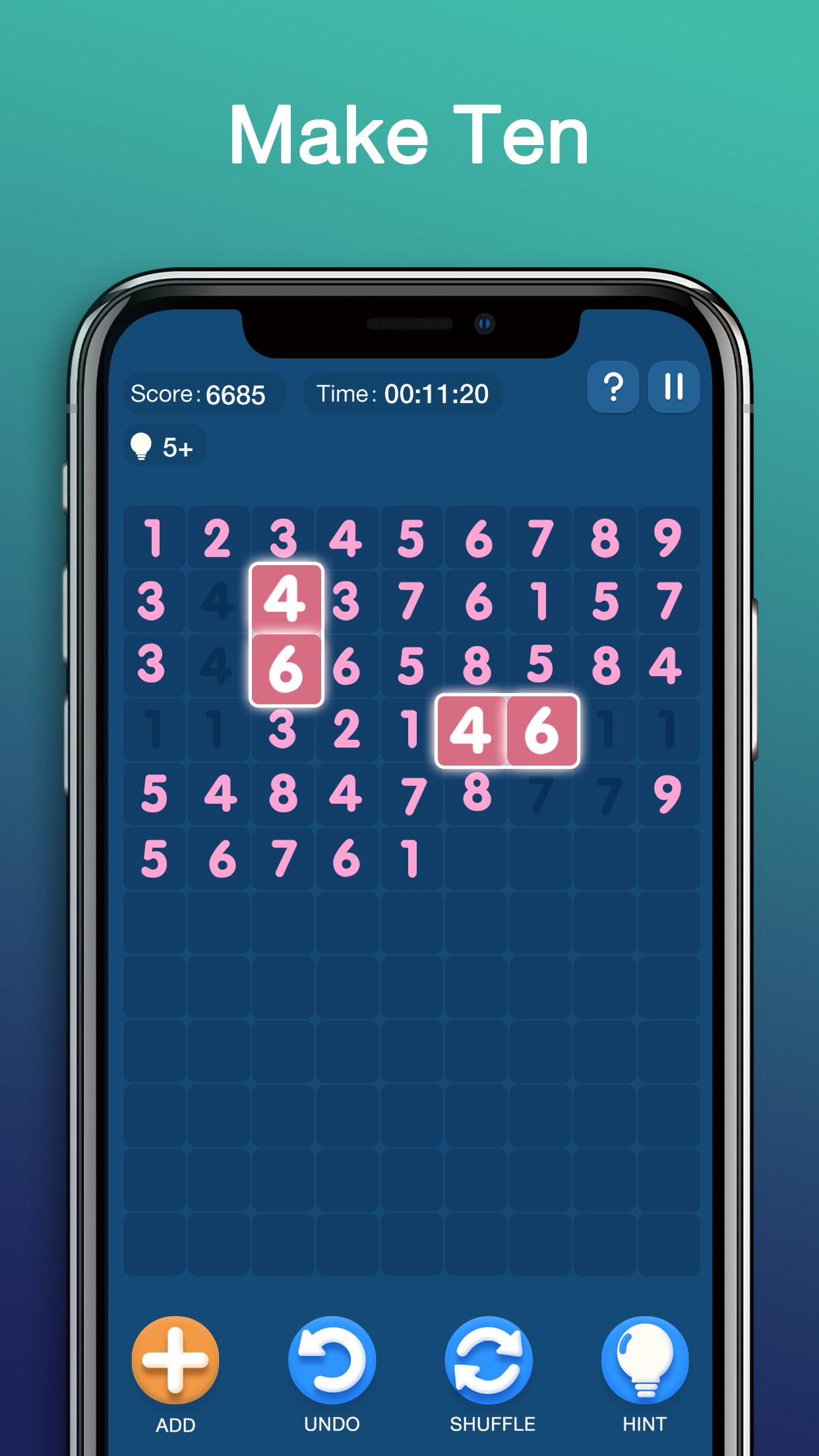 Match Ten Number Puzzle 0.1.6 Screenshot 3