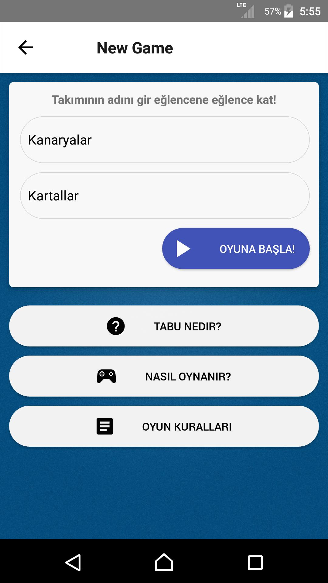 Tabu Oyna 1.1.9 Screenshot 2