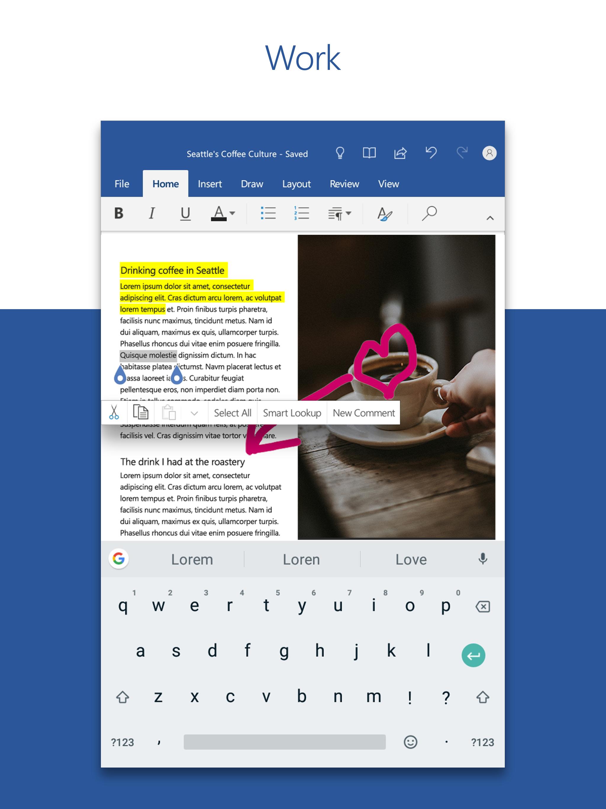Microsoft Word: Write, Edit & Share Docs on the Go 16.0.13426.20196 Screenshot 13