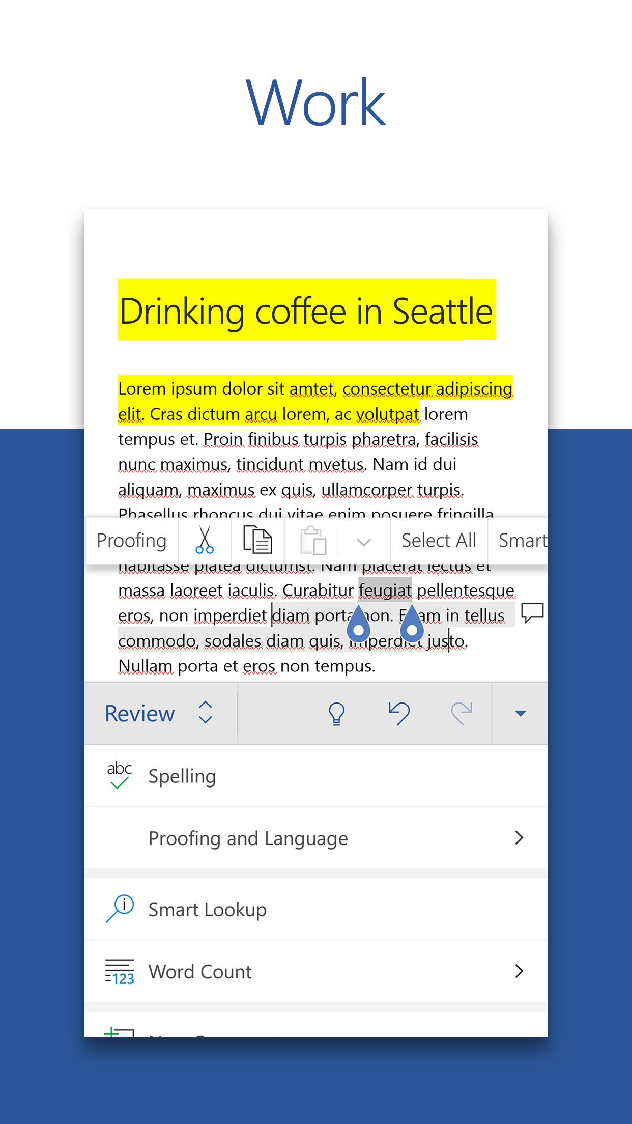 Microsoft Word: Write, Edit & Share Docs on the Go 16.0.13426.20196 Screenshot 3