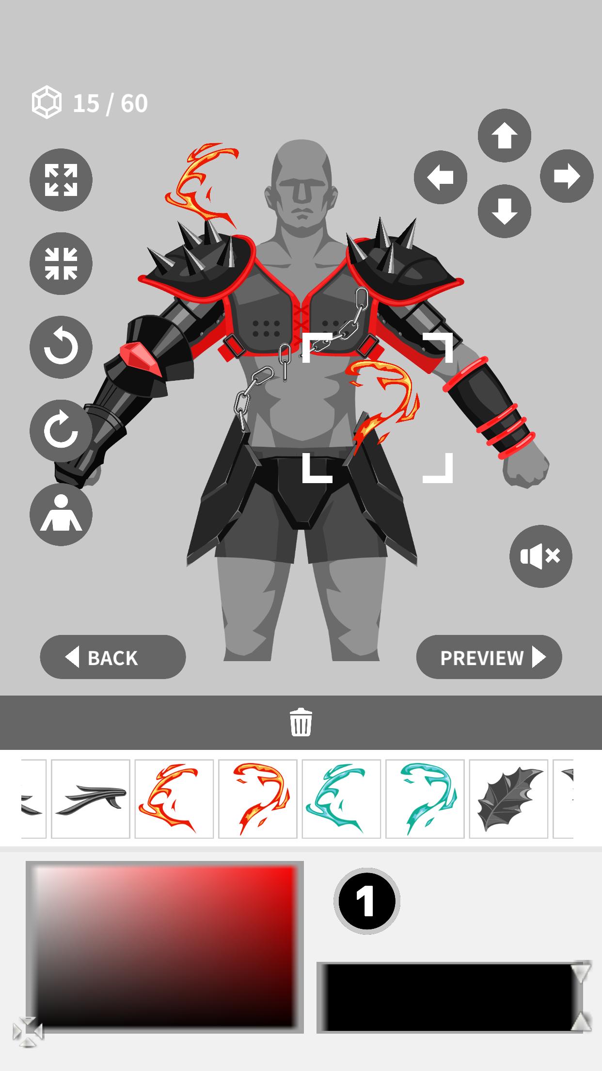 armor maker： Avatar maker 3.7.0 Screenshot 1