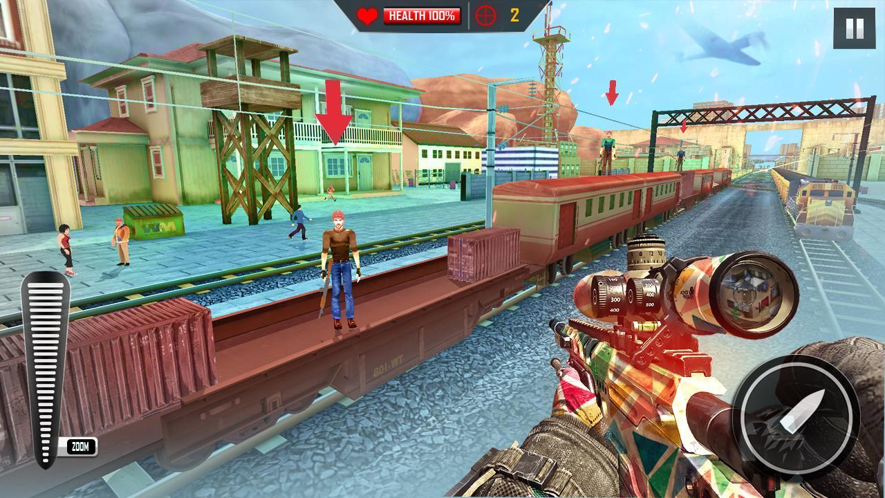 Sniper 3D : Train Shooting Game 100.3 Screenshot 10