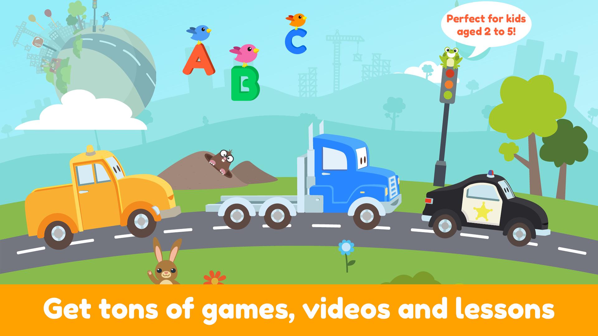 Car City World Little Kids Play Watch TV & Learn 1.3.8 Screenshot 1