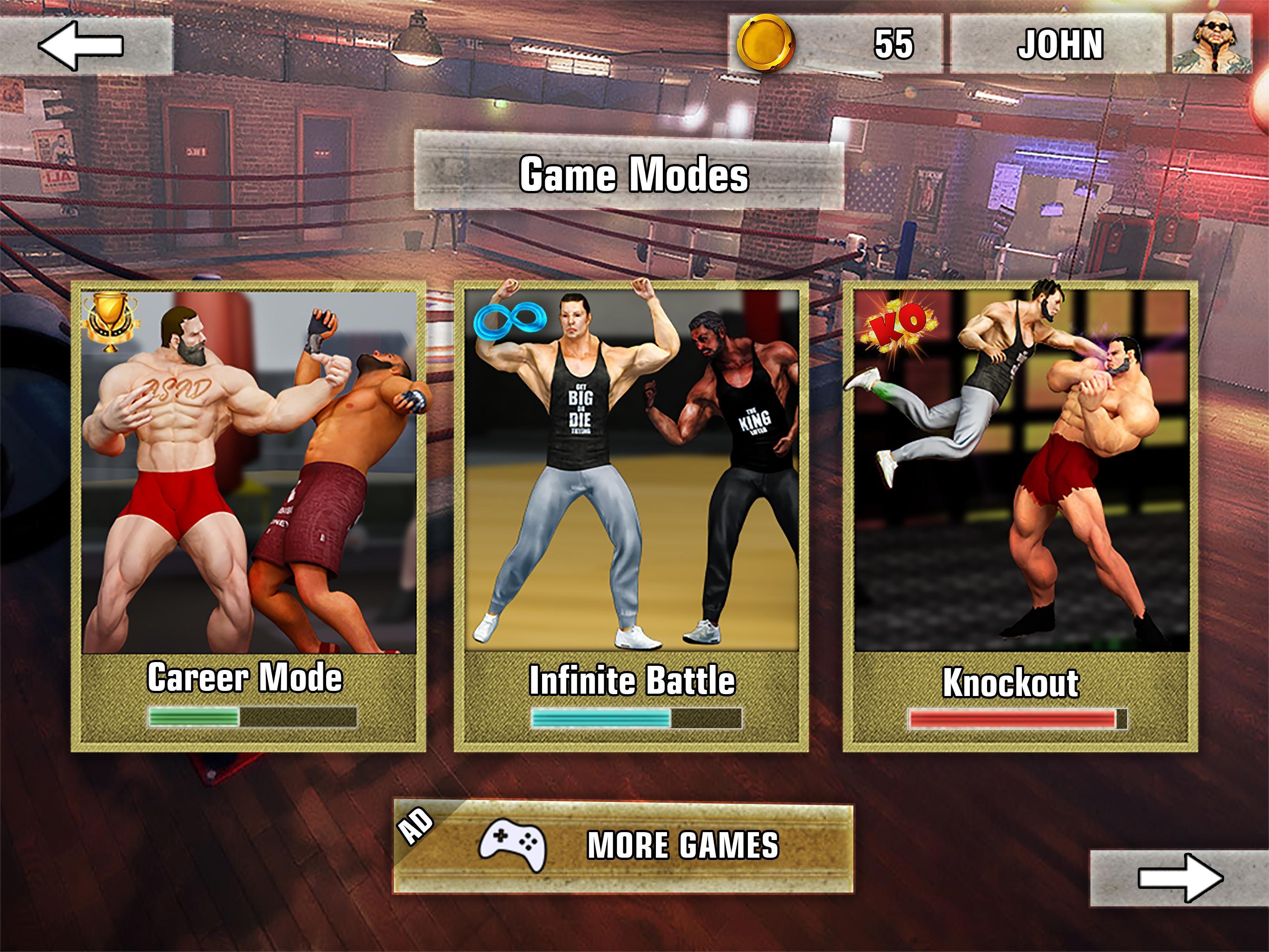 Bodybuilder Fighting Club 2019: Wrestling Games 1.1.4 Screenshot 12