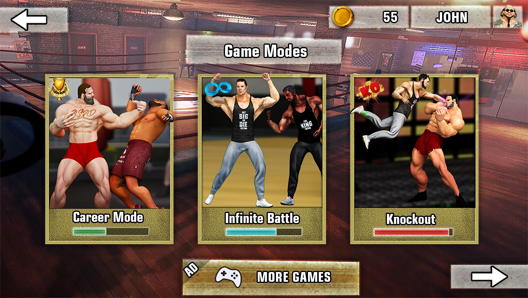 Bodybuilder Fighting Club 2019: Wrestling Games 1.1.4 Screenshot 4