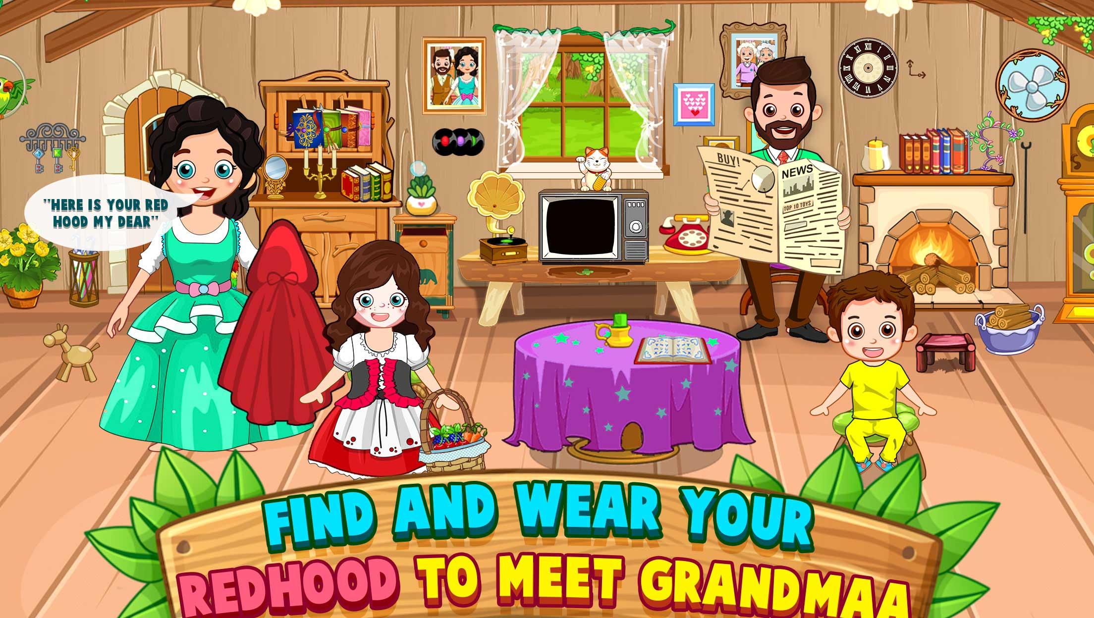 Mini Town: My Little Princess Red Riding Hood Game 4.0 Screenshot 2