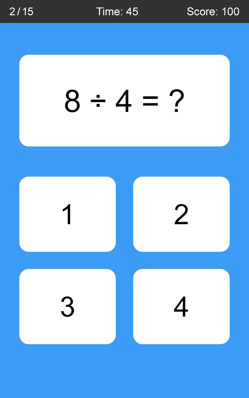 Math Game 1.9 Screenshot 4