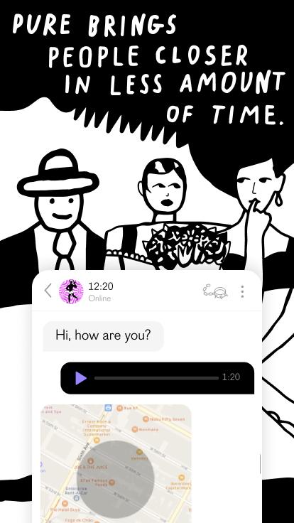 PURE Hookup - anonymous chat & dating & flirt 18+ 2.31.198 Screenshot 3