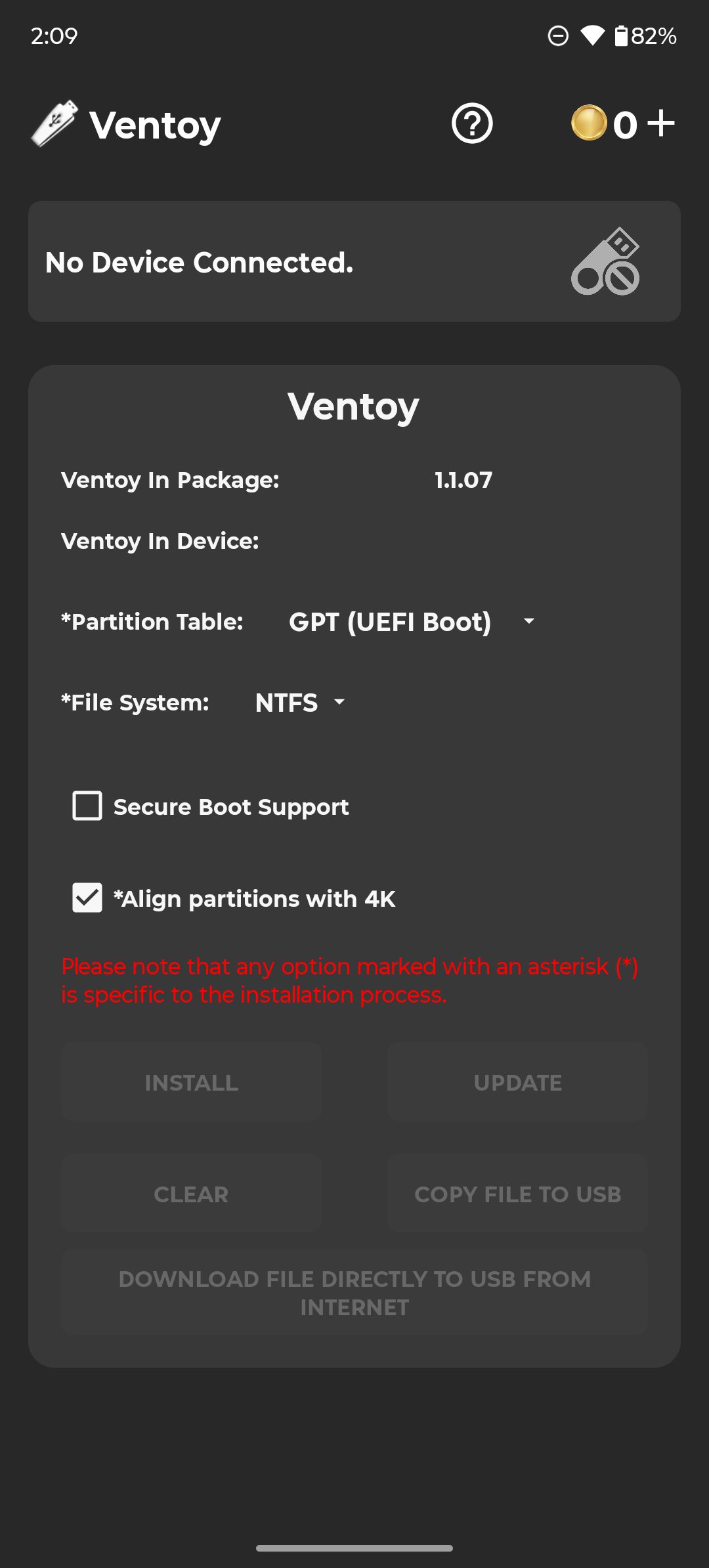 Ventoy 12.0.1 (1.1.17) Screenshot 4