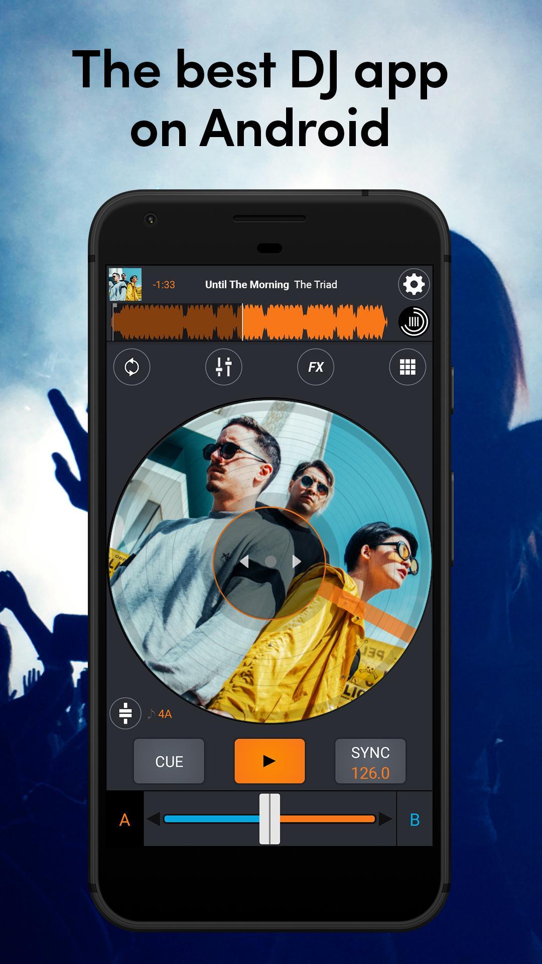 Cross DJ Free dj mixer app screenshot