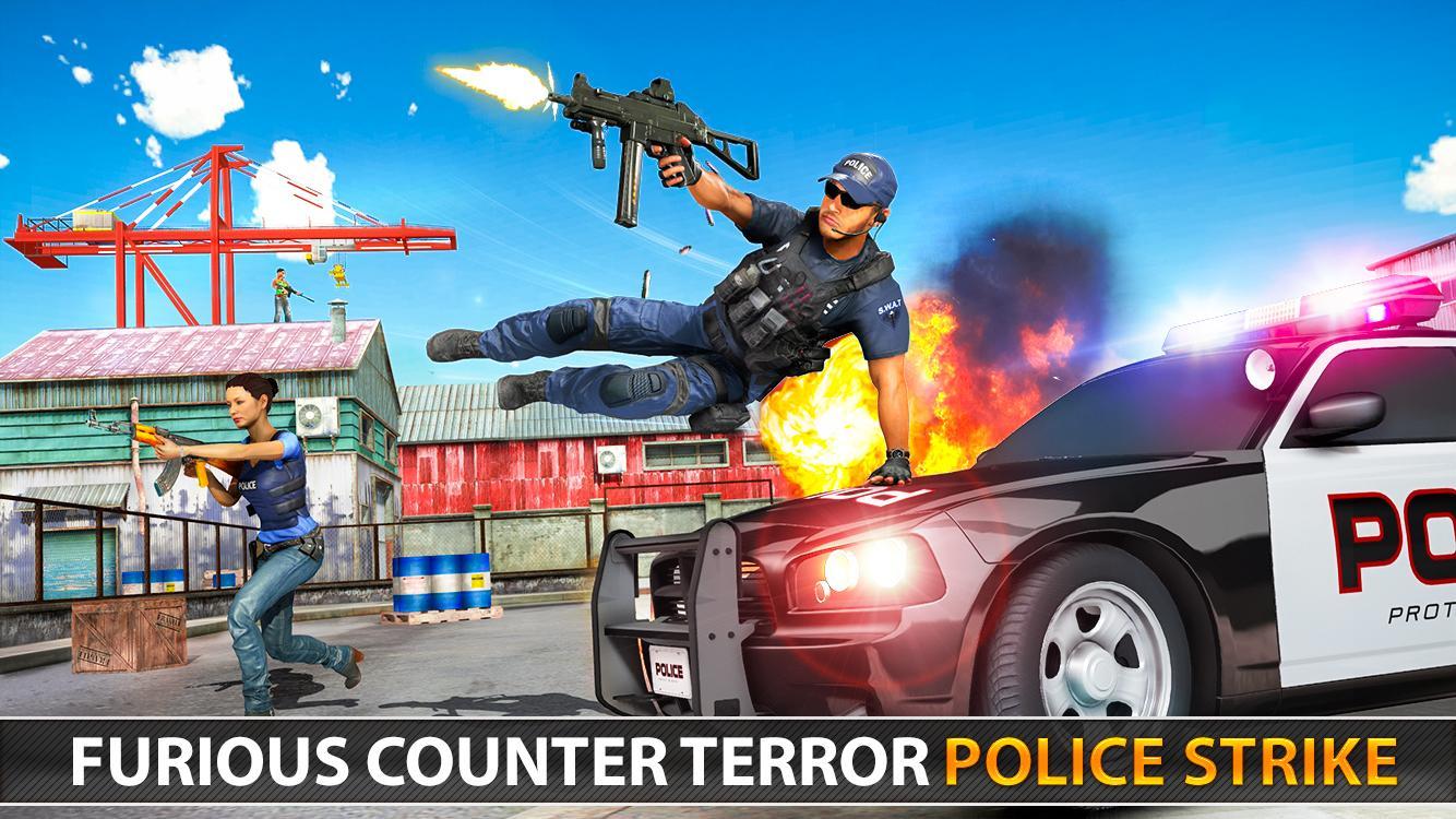 Police Counter Terrorist Shooting - FPS Strike War 2.9 Screenshot 16