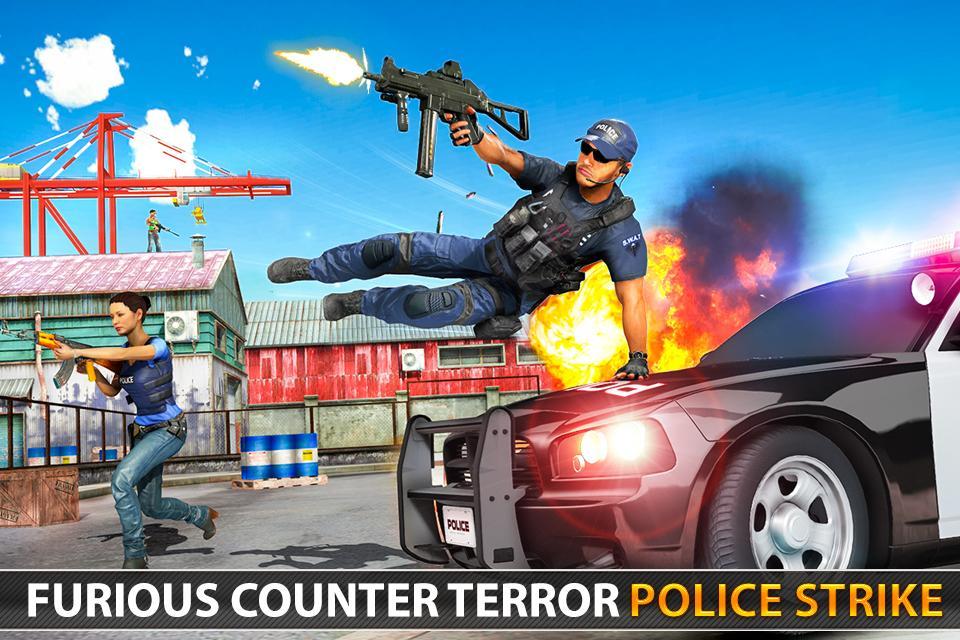 Police Counter Terrorist Shooting - FPS Strike War 2.9 Screenshot 7