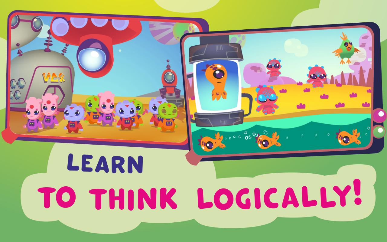 Aliens preschool learning games for toddlers 1.0.2 Screenshot 2