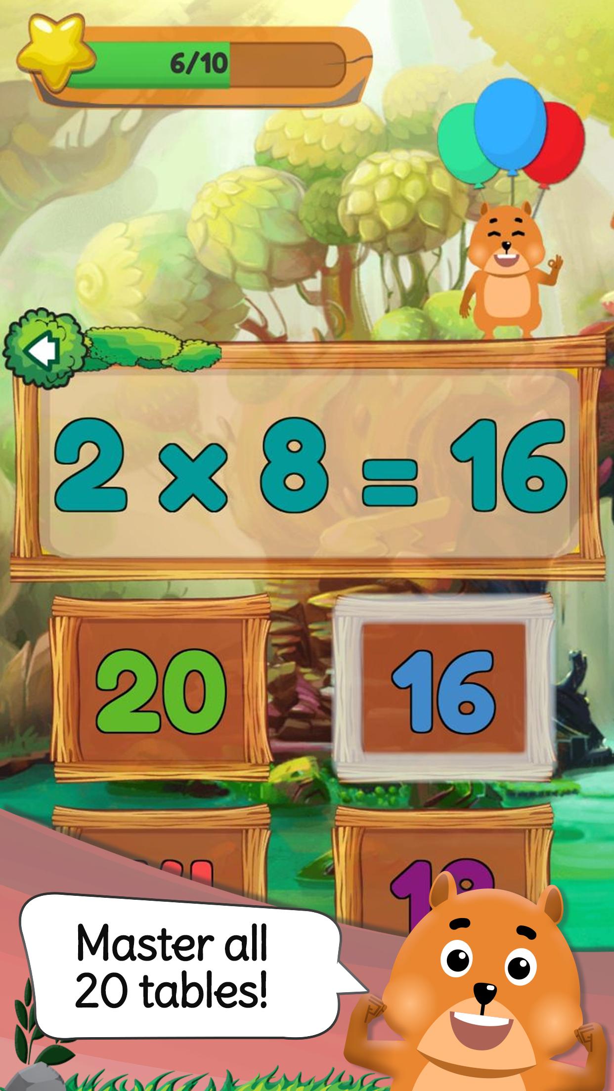 Times Tables & Friends: Free Multiplication Games 2.3.77 Screenshot 3