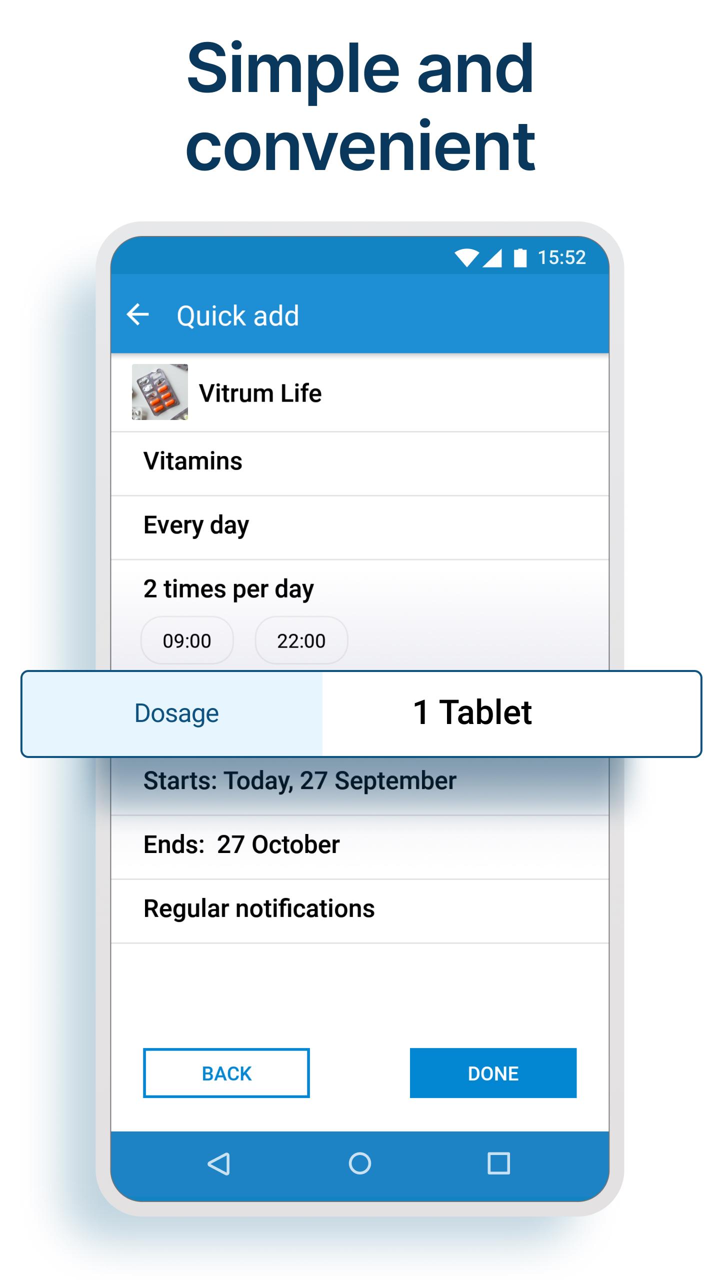 Pills Time Medication Tracker & Pill Reminder 3.3.1 Screenshot 4