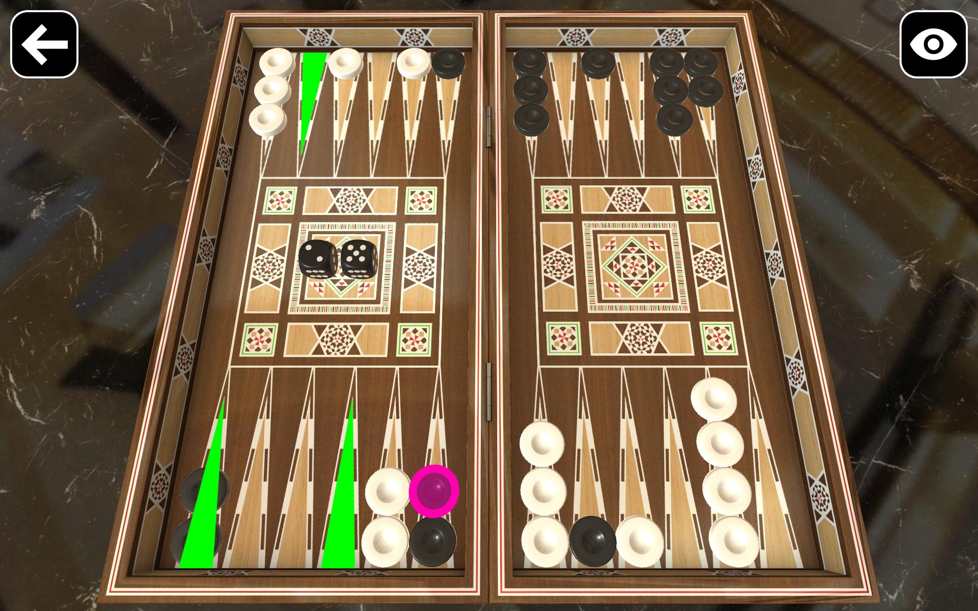 Original Backgammon 1.7 Screenshot 2