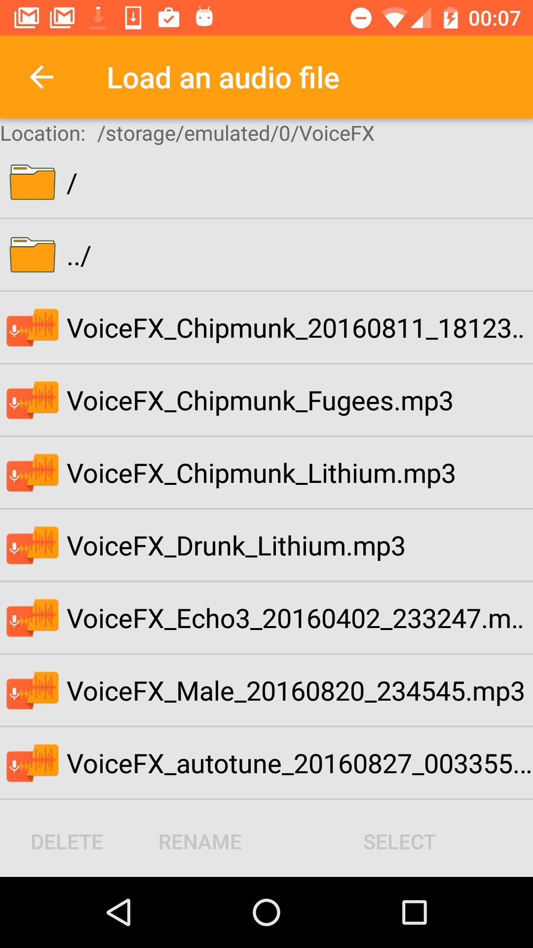VoiceFX Voice Changer with voice effects 1.1.8-google Screenshot 7