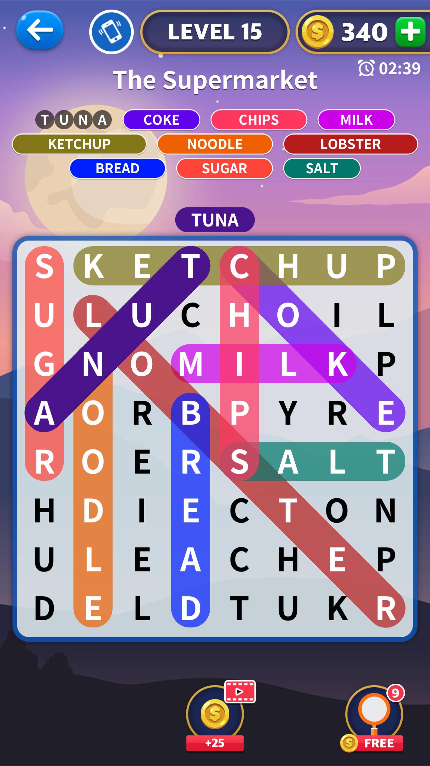 Word Search 365 Free Puzzle Casual Game 1.1.9 Screenshot 1
