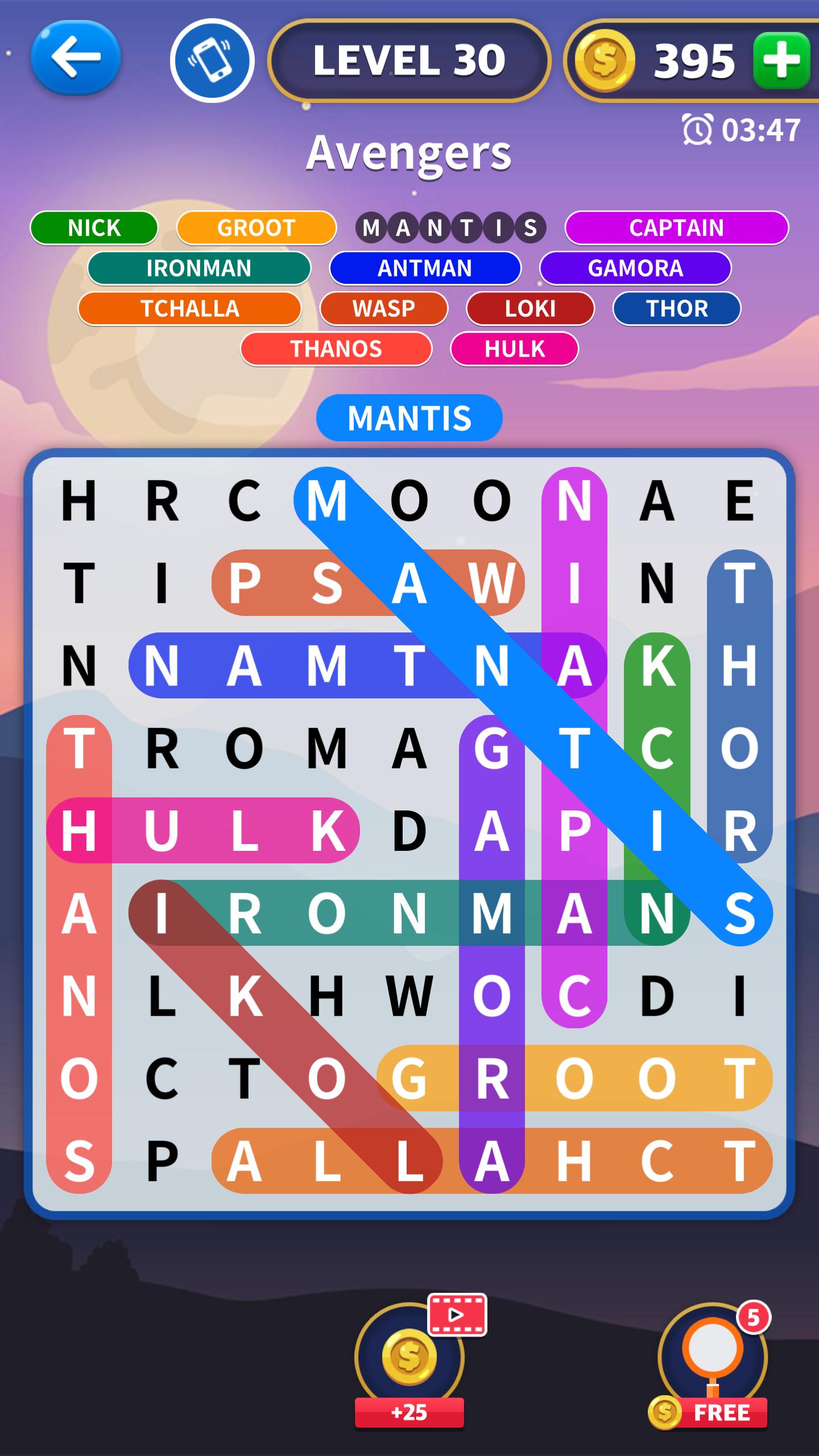 Word Search 365 Free Puzzle Casual Game 1.1.9 Screenshot 5