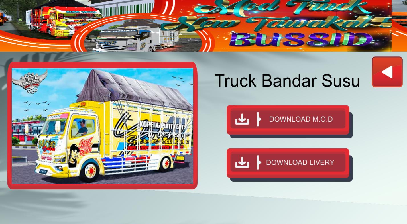 Mod Bussid Truk New Tawakal 5 1.0 Screenshot 3