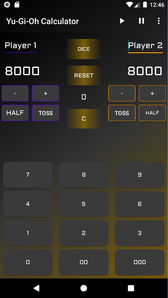 Yu-Gi-Oh Calculator 1.1 Screenshot 1