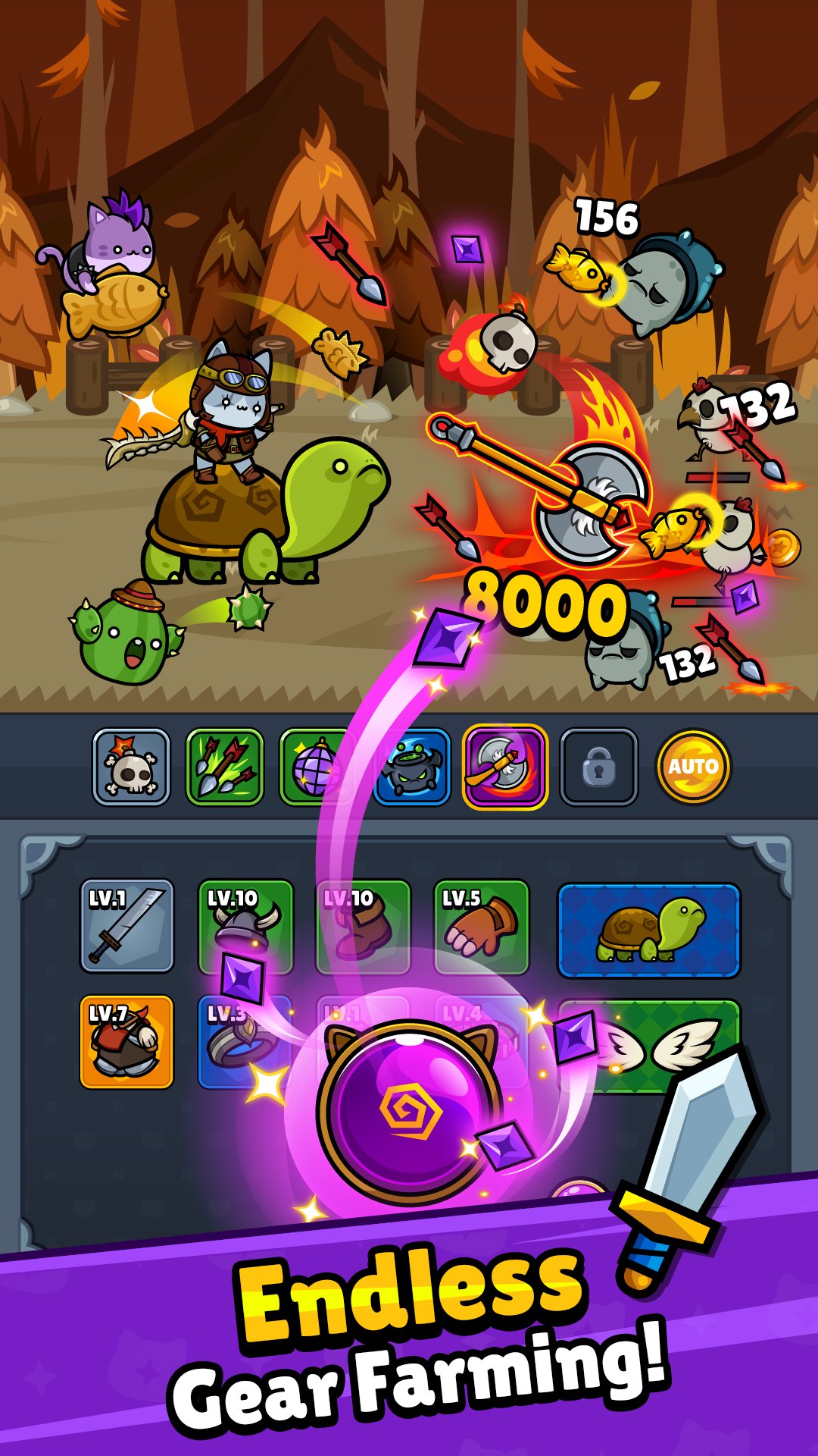 Meow Knights: Idle RPG 1.2.2 Screenshot 3