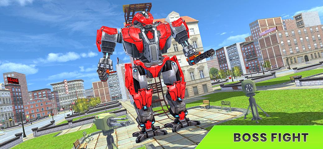 Multi Car Robot Transformer 3D Fight Game 8 Screenshot 15
