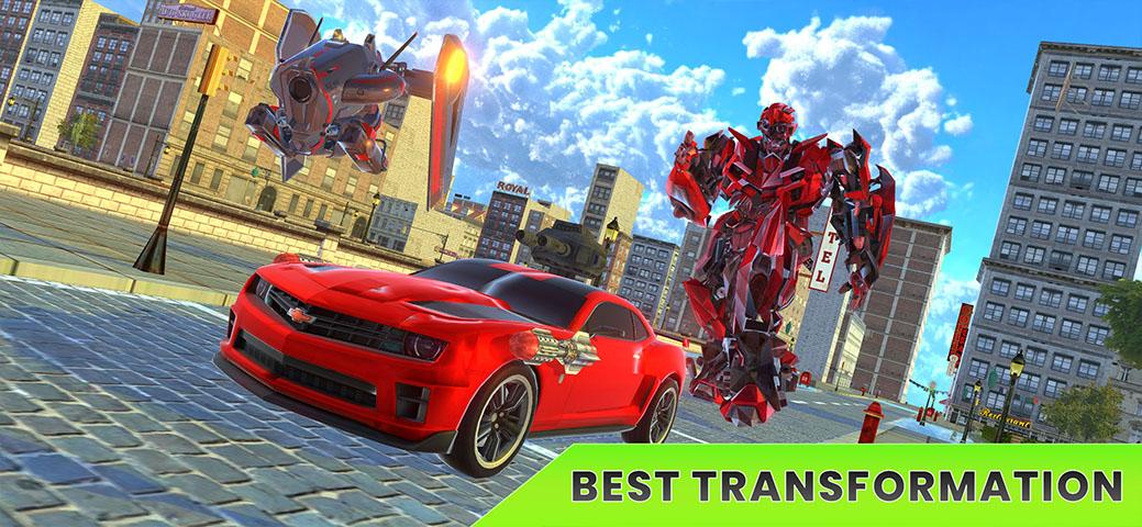 Multi Car Robot Transformer 3D Fight Game 8 Screenshot 3