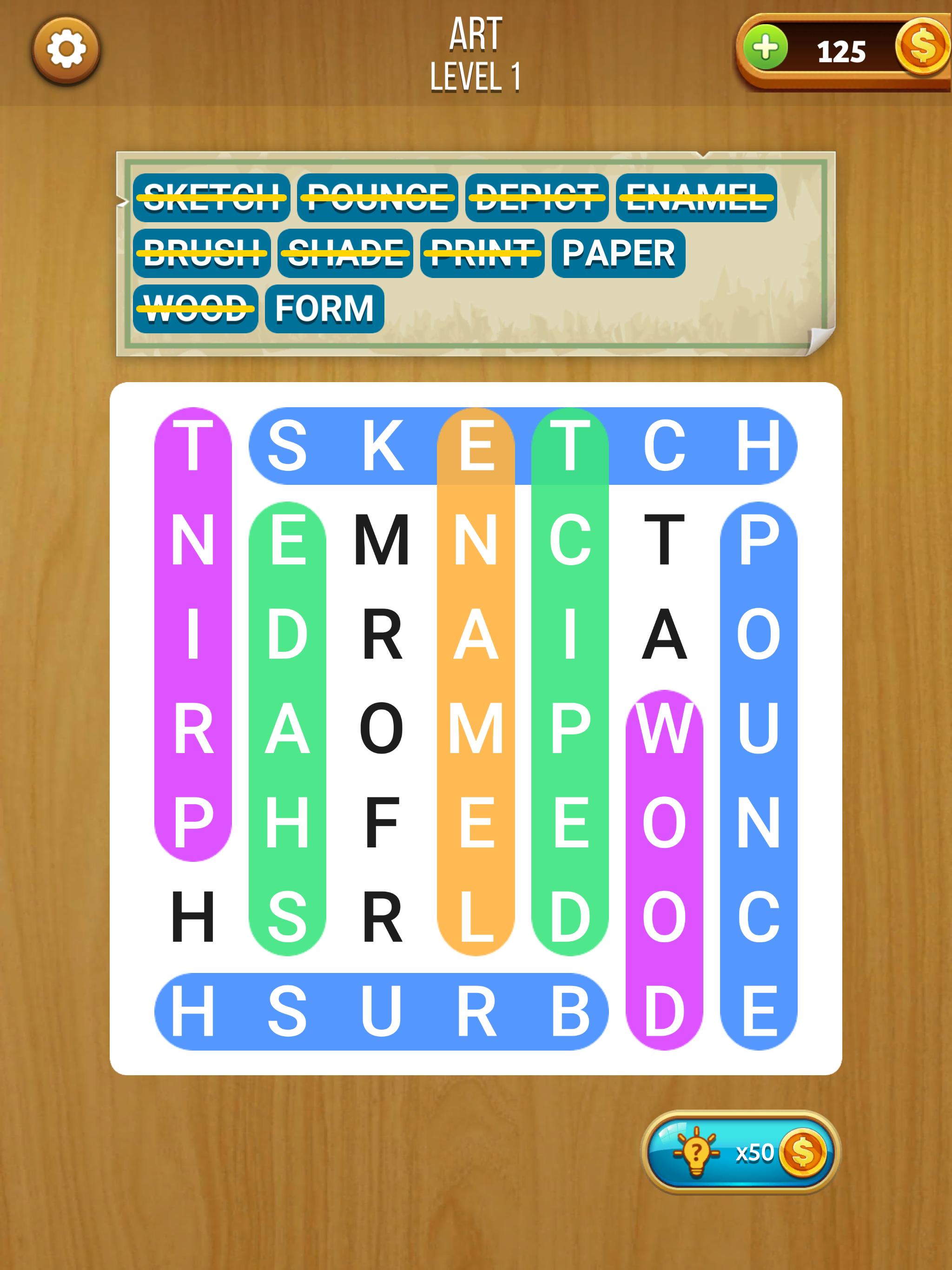 Hidden Words Word Search CrossWord Fun Game 1.0.1 Screenshot 14