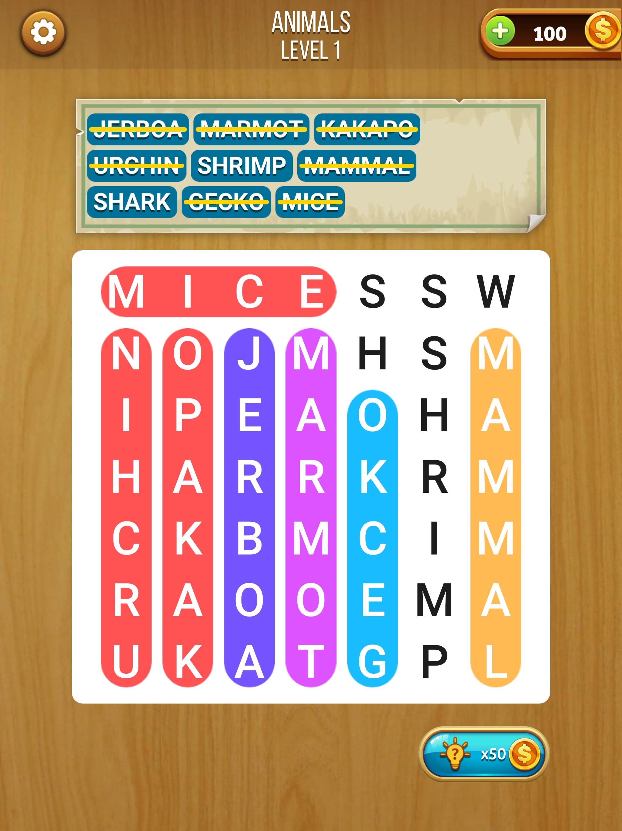 Hidden Words Word Search CrossWord Fun Game 1.0.1 Screenshot 6