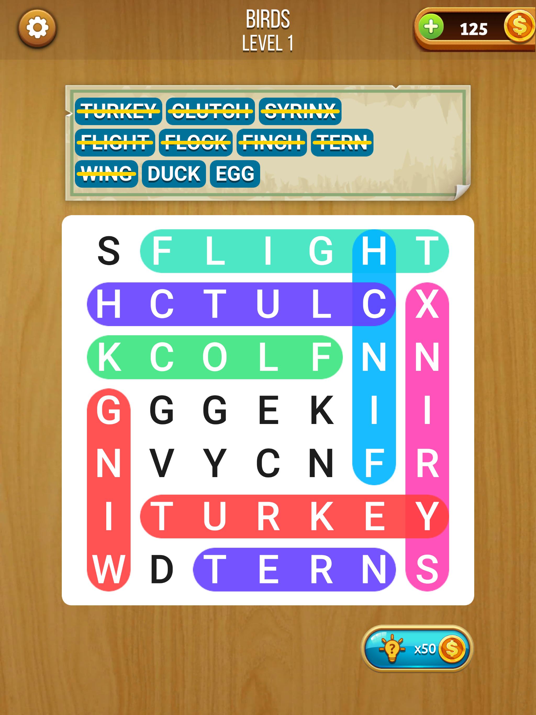Hidden Words Word Search CrossWord Fun Game 1.0.1 Screenshot 9