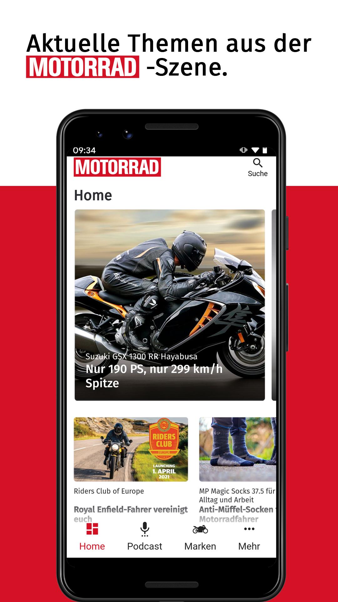 MOTORRAD Online screenshot